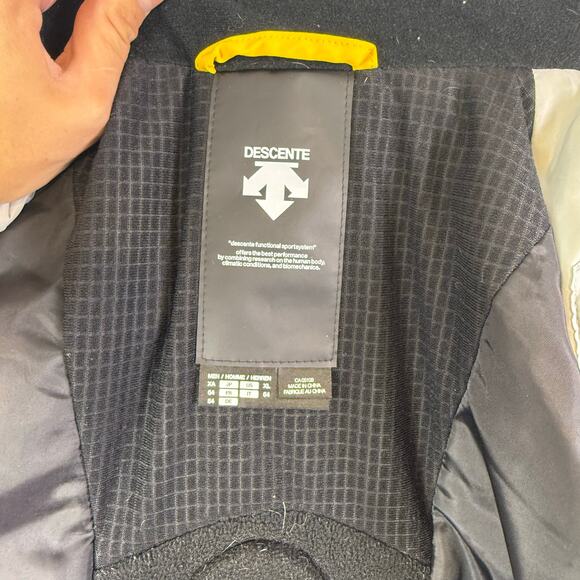 Descente Spain WC D2-8618 Exclusive model yellow gorpcore ski jacket mens XL - Picture 8 of 10